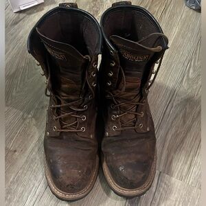 Carolina logger boots size 11